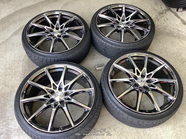ホイール・タイヤ・20インチ中古レオニスSVバリ溝タイヤ4本セットj74  