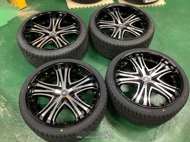 ホイール・タイヤ・20インチAMEシャレンXV-77 4本Set新品タイヤJ75・ご  