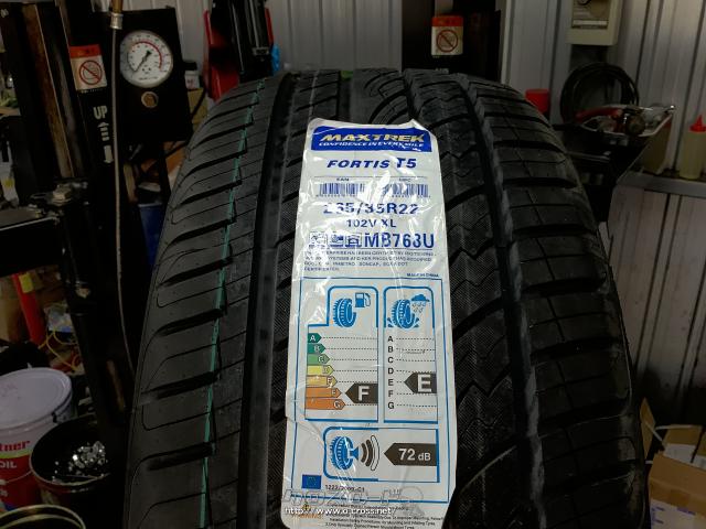 タイヤ・T30 22インチ新品マックストレック265/35R22取付工賃込・ご成約・ホイールガレージ本店・○未使用品○マックストレック○265/35R22  1本×10部○2019年製造○取り付け工賃込み | 沖縄のカー用品・車パーツ情報 - クロスロード