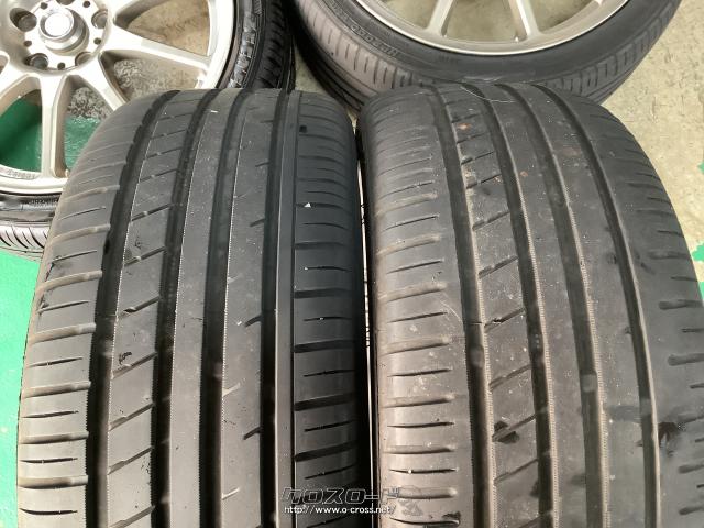 ホイール・タイヤ・18インチ中古PIAAモトリズモ4本SetJ83・ご