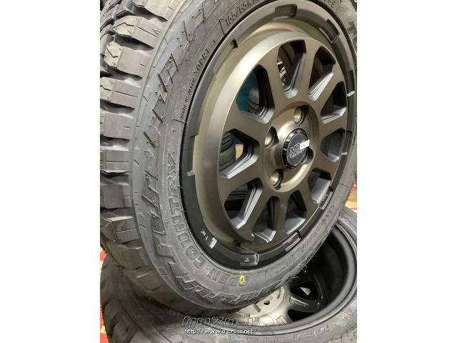 ホイール・タイヤ 14インチ新品マットクロスレンジャー【MB】4本SetオープンカントリーR/T
