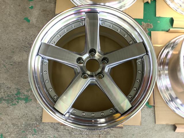 札幌発☆最落なし!WORK LS406PR 19×9J +32 10J +19 4本 メッキ