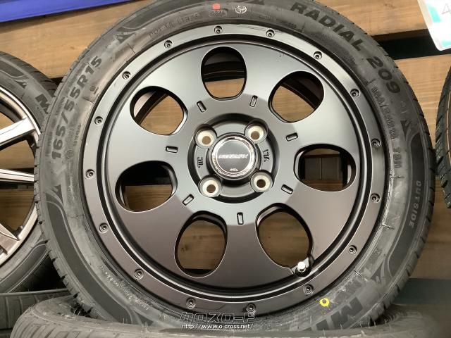 ホイール・タイヤ・15インチ新品MID マッドエージェント(ブラック)4本