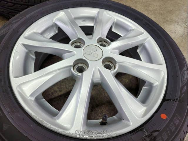 ホイール・タイヤ・14インチ中古三菱EKスペース純正アルミ4本Set新品