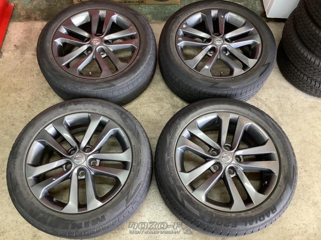 ホイール・タイヤ・17インチ美品日産ジューク純正アルミ4本set中古  