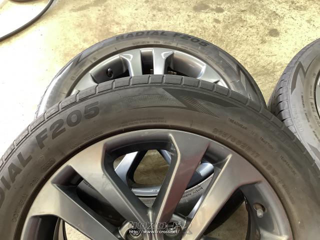 ホイール・タイヤ・17インチ美品日産ジューク純正アルミ4本set中古  