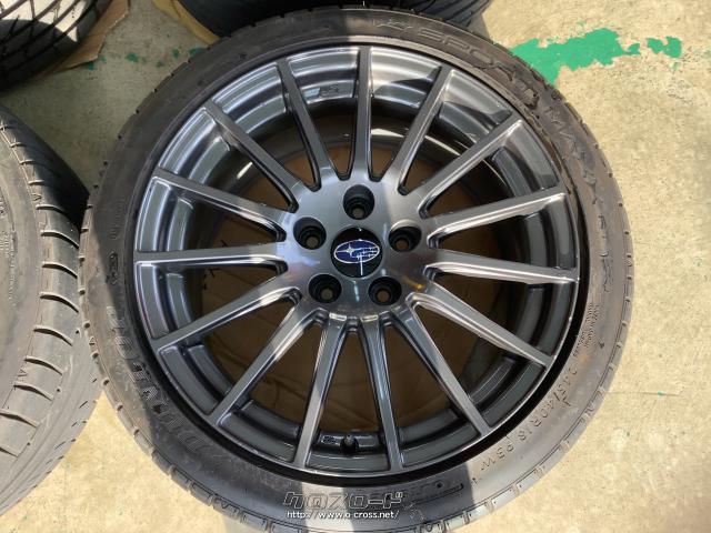ホイール・タイヤ・18インチ美品スバルWRX S4 STIスポーツ純正アルミ4  