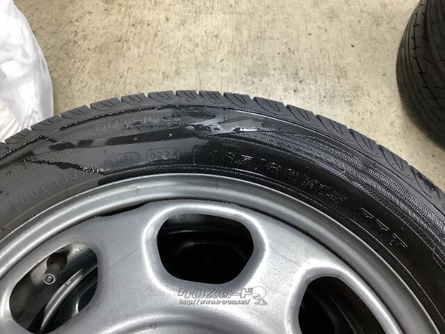 ハスラー純正ホイール タイヤミゾ多い スズキ ハスラー 純正ホイール タイヤ溝あり