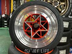 ホイール・タイヤ 14インチ新品スターシャーク 赤 4本Set新品タイヤ