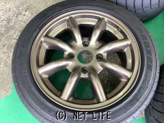 ホイール・タイヤ 15インチ希少ワタナベエイトスポーク4本setバリ溝付きJ61