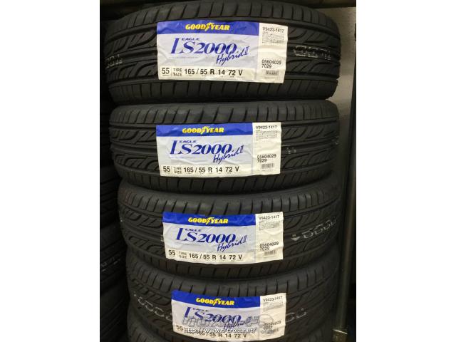 タイヤ・14インチ グッドイヤー 165/55R14 1本 新品 交換工賃等 ...