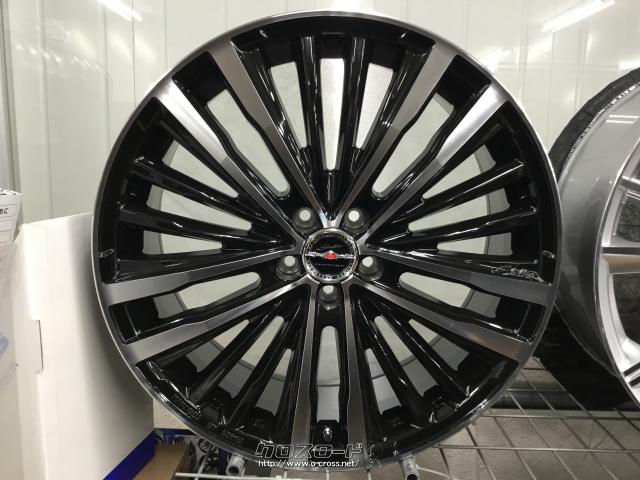 ホイール・タイヤ・19インチ新品シャレンXR-75モノブロック(ブラポリ  