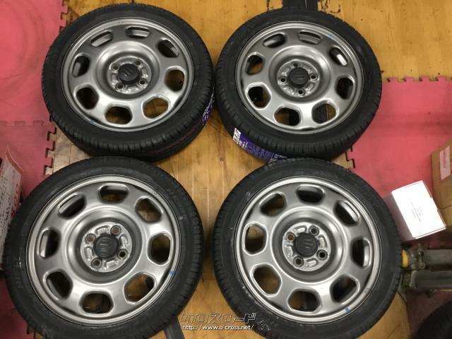 ホイール・タイヤ・ハスラー純正(スチール)15インチ 新品タイヤ4  