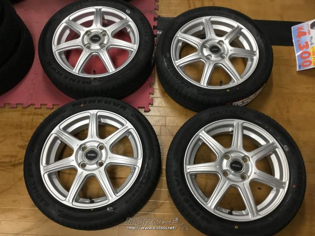 ホイール・タイヤ・トップラン(シルバー)15インチ 新品タイヤ4本  