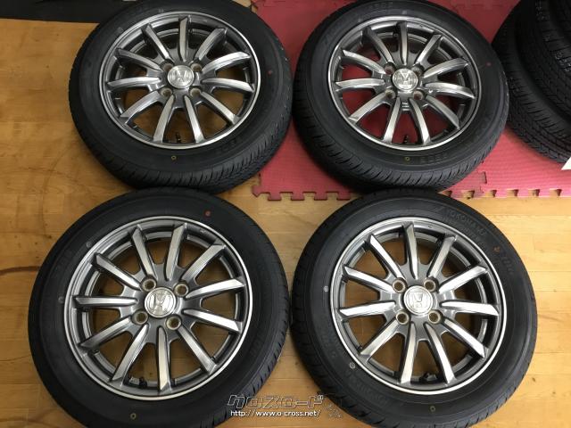 ホイール・タイヤ・ホンダ Nワゴンカスタム純正 14インチ 新品タイヤ4  