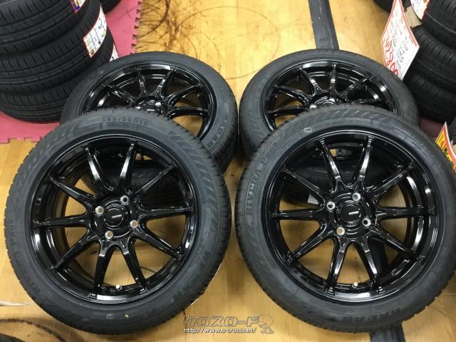 ホイール・タイヤ・16インチ Gスピード G-05(ブラック)16インチ  