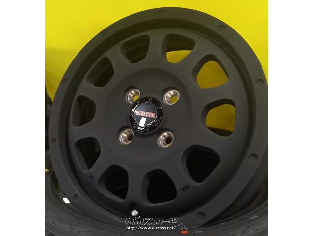ホイール・タイヤ 14インチ ワイルドポーター クロステン マットブラック