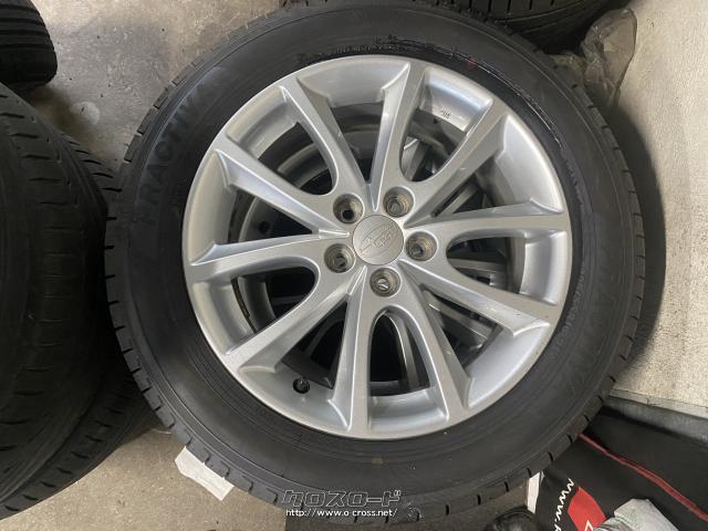 ホイール タイヤ 16インチ 3万円 トレッド沖縄与儀店 中古ホイール インプレッサ純正アルミ 16インチ6 5j 48 5h Pcd100 中古タイヤ プラクティバ 5 55r16 3本 8分山 新品タイヤ R330 1本 工賃込セット価格 純正 沖縄のカー用品 車パーツ情報 クロスロード
