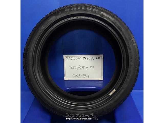 中古タイヤ 2本 215/45R17 ヨコハマ ブルーアース 14114T - 車・バイク 