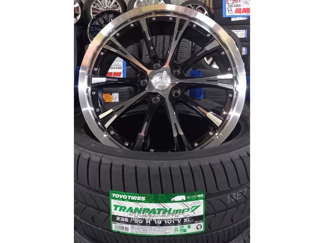 ホイール・タイヤ・18インチ ｸﾘﾌｸﾗｲﾑTC02＆ﾄｰﾖｰMP7新品タイヤ  