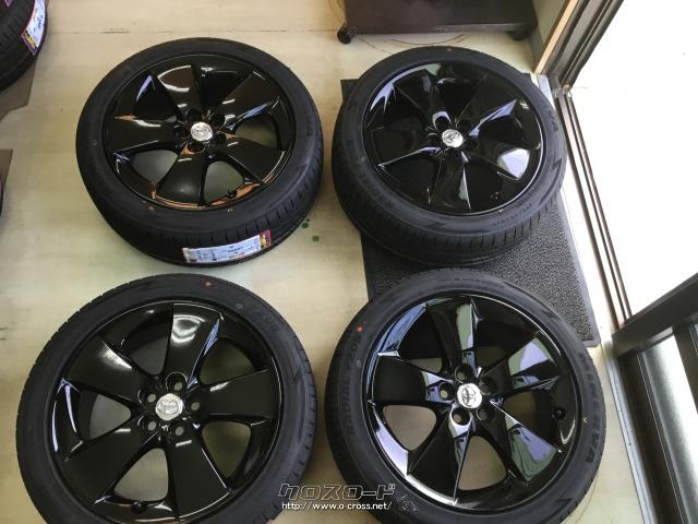 ホイール・タイヤ・17インチ中古トヨタプリウス30系ツーリング タイヤ4  
