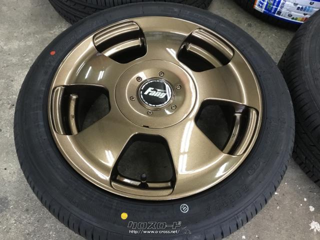 ホイール・14インチ中古Weds FANG ホイール4枚set K61・ご成約・ホイールガレージ名護店・○ホイール:14×6J+38  PCD100/4H 114.3/4H マルチ!○タイヤ:ジーテックス165/55R14 4本×新品○ハイゼット・アトレー・エブリィ・サンバー・アクティ  | 沖縄のカー用品・車パーツ情報 ...