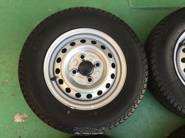 ホイール・タイヤ・12インチ新車外しダイハツハイゼット純正 タイヤ4本  