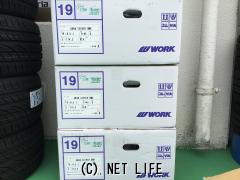 ホイール・19インチWORKグランシーカーDMX4本Set新品タイヤ・ご