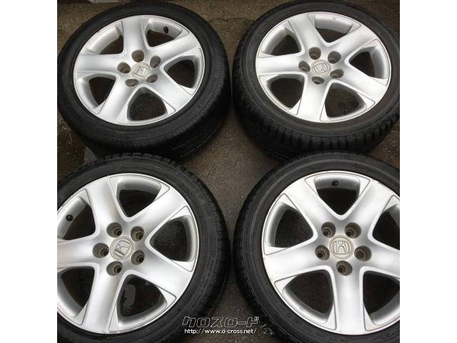 ホイール タイヤ 17インチ 2万円 One Link 中古品 ホイール ホンダ レジェンド純正 17x8j Pcd1 4h タイヤ 245 455r17 4本2部山 1ピッチの車に スペアなど 沖縄のカー用品 車パーツ情報 クロスロード