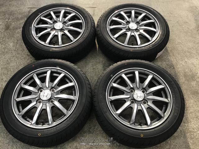 ホイール・タイヤ・14インチ中古N-WGN純正アルミ4本set新品国産タイヤ  