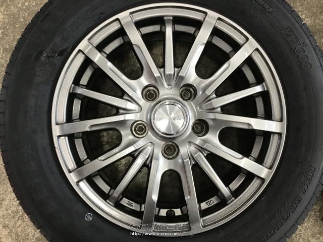 売約済】ダイハツ シルバー 5スポークホイールセット195/65 R14