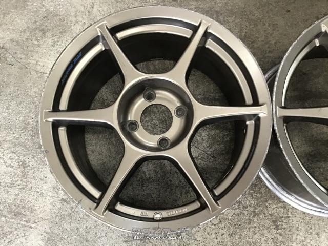 ホイール 17インチ中古P1レーシング2本set J80