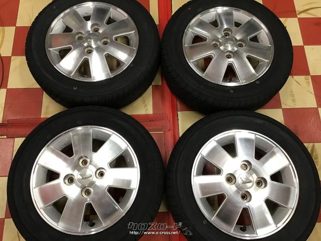 ホイール・タイヤ・13インチ中古アトレー純正アルミ4本SET新品国産  