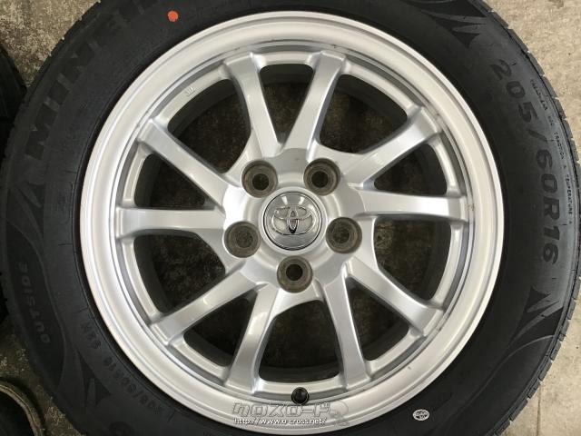 ホイール・タイヤ 16インチ中古プリウスα純正アルミ4本Set新品タイヤ J33