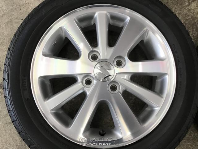 ホイール・タイヤ 14インチ中古DA17エブリィワゴン純正アルミ4本SET中古国産タイヤ K35
