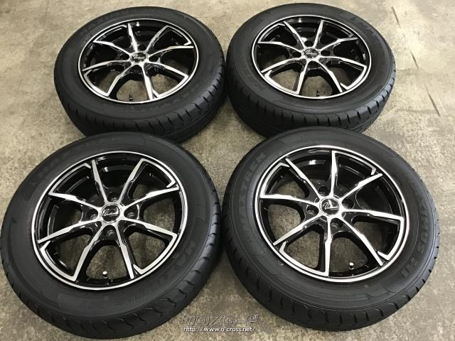 15インチ ブラックホイール 小傷あり（クロスブラック塗装ホイールの  