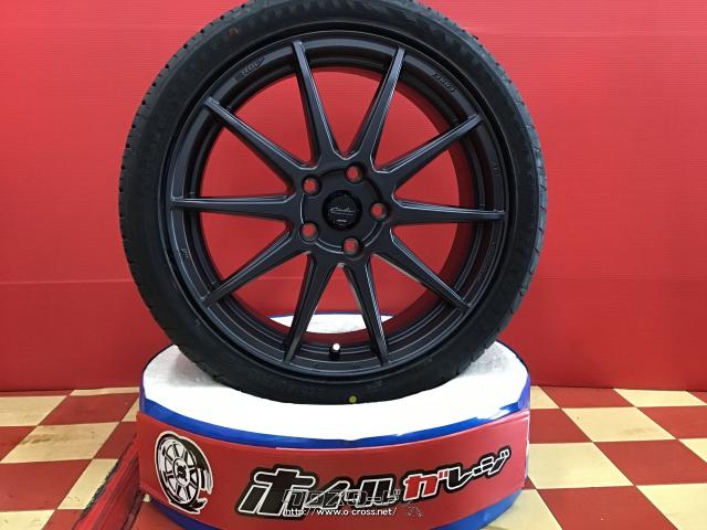 ホイール・タイヤ・18インチサーキュラーC10R 4本set新品タイヤ・9.98