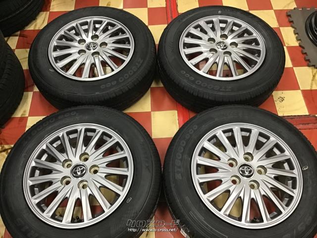 ホイール・タイヤ・15インチ中古ヴォクシー純正アルミ4本set J45・ご  