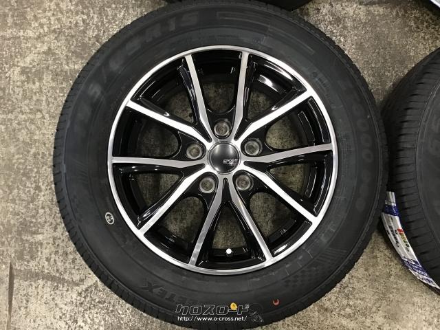 ホイール・タイヤ・15インチ中古スポルトクローネ 4本set新品タイヤ