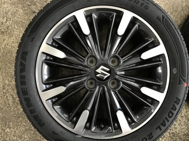 ホイール・タイヤ・15インチ中古スペーシアカスタム純正アルミ4本set