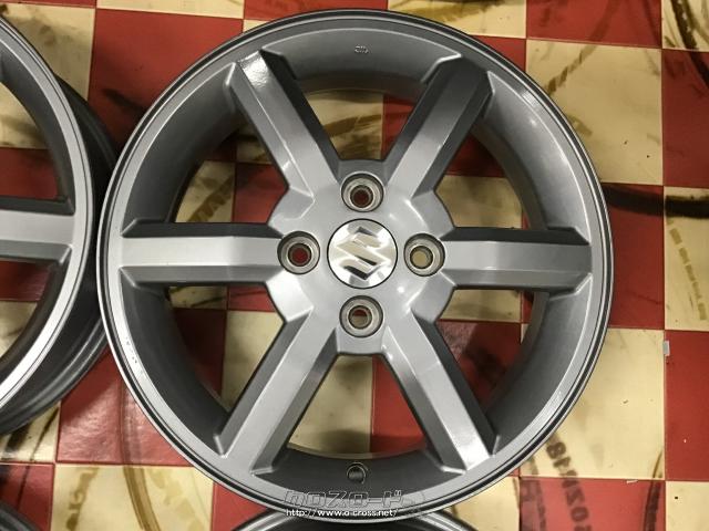 ホイール・15インチ中古keiワークス純正アルミ4本set k49・ご成約