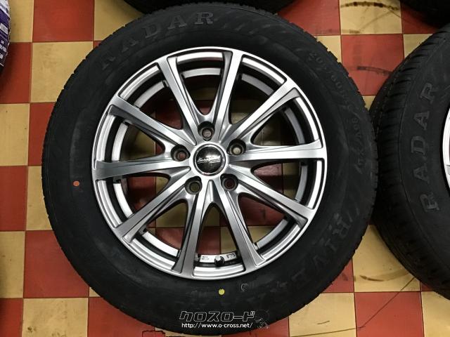 【おっち様】ユーロスピードV25 メタリックグレー 16×6J+43 中古美品 MID WHEELS V25 16インチ 16x6.0J 4/100 +43 MG メタリック