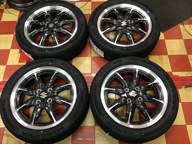 ホイール・タイヤ・15インチアルトRS純正アルミ4本set新品タイヤ K33  