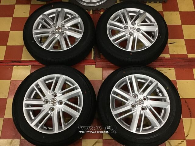 ホイール・タイヤ・15インチ新車外し現行スズキソリオ純正アルミ4本  