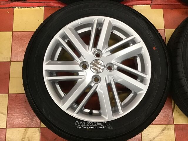 ホイール・タイヤ・15インチ新車外し現行スズキソリオ純正アルミ4本  