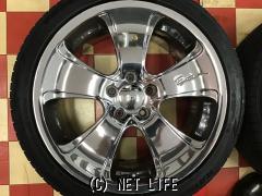 ホイール・タイヤ 18インチヴォルテックメッキホイール4本Set新品タイヤ J69