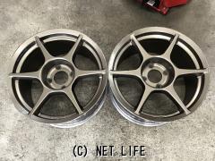 ホイール 17インチ中古P1レーシング2本set J80