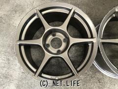 ホイール 17インチ中古P1レーシング2本set J80